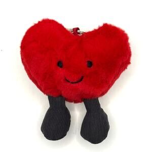 Cute Red Heart Inspired Bag Pendant/Keychain Decoration Toy - New Plush